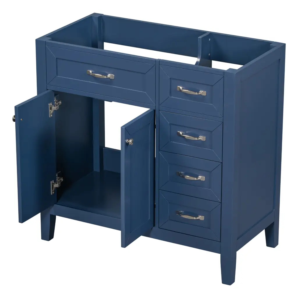 36 Inch Bathroom Vanity Without Sink Cabinet Base Only Storage Cabinet rnb