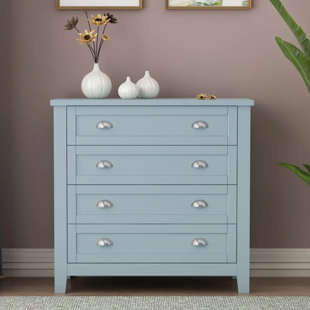 Drawer Gown Cabinet Side Buffet Sideboard Service Storage jxy furniture