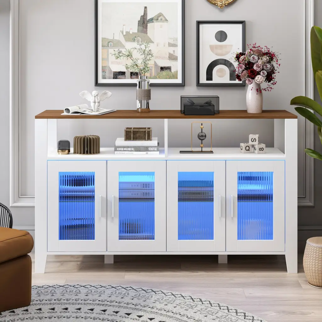 Drawer Dresser Cabinet Bar Cabinet Buffet Sideboard Storage Cabinet Multi-Purpose jxy furniture