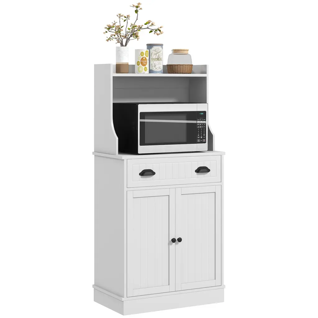 Homcom Oven Cabinet Storage Drawer Double Door Kitchen Storage Cabinet aosom business