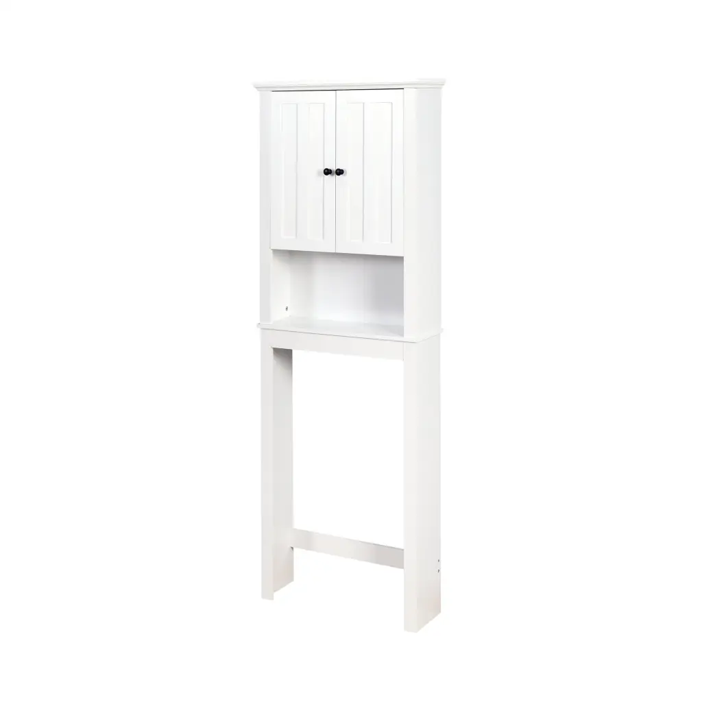 Bathroom Wooden Storage Cabinet Over Toilet Space Saver Adjustable Shelves newmark