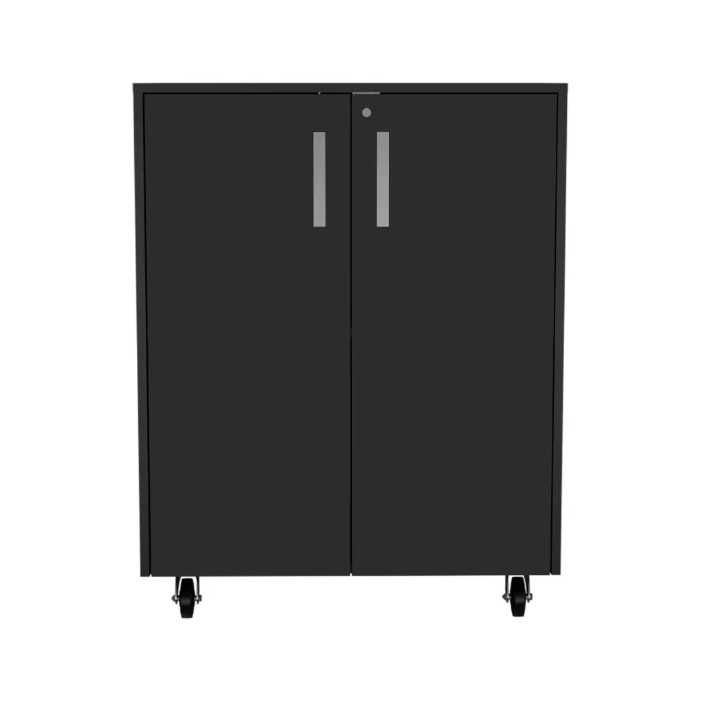 Lewis Storage Cabinet Base Four Casters and Double Doors rta muebles colombia