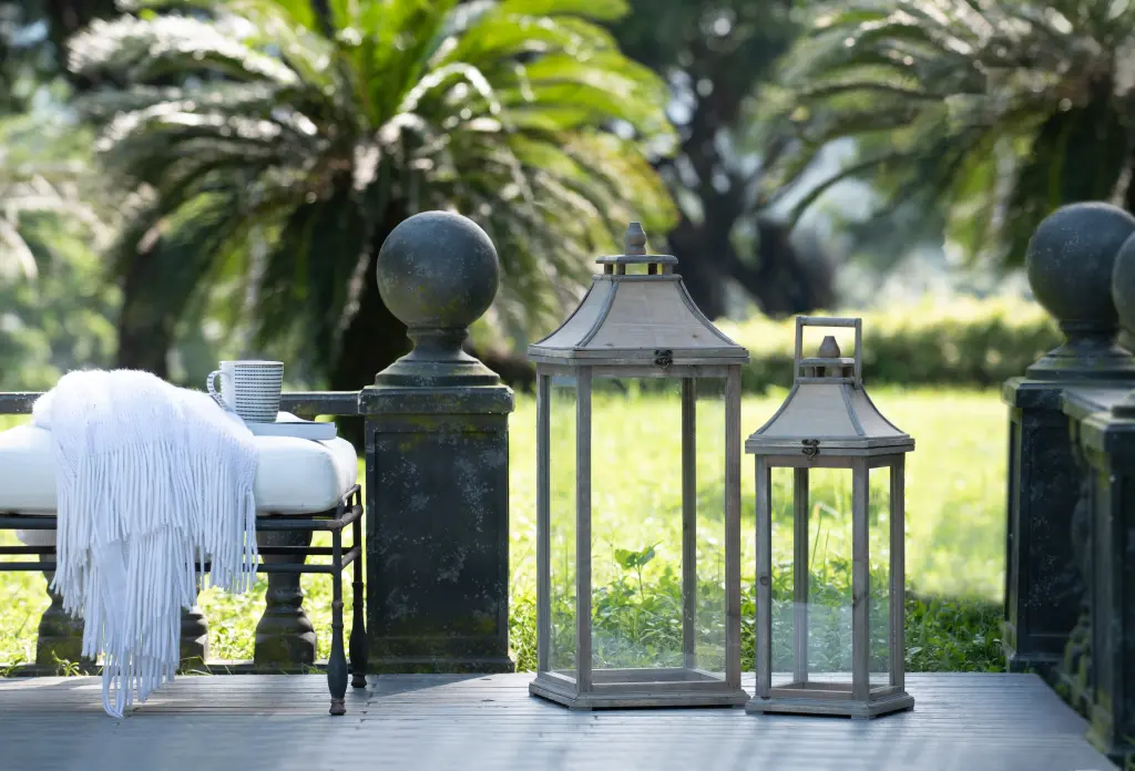 Timberen Candle Lantern Decorative Hurricane Lantern Holder w2078