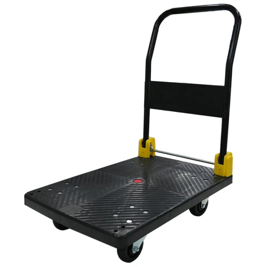 Collapsible Platform Push Hand Truck Shopping Basket 440 Lbs Capacity urban
