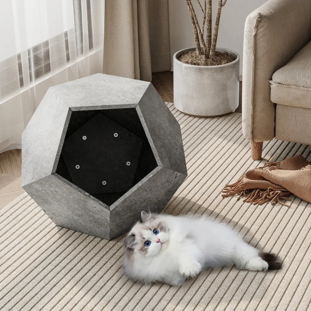 26 Inch Modern Pet Furniture Cat Litter Side Table and Sofa Table rnb