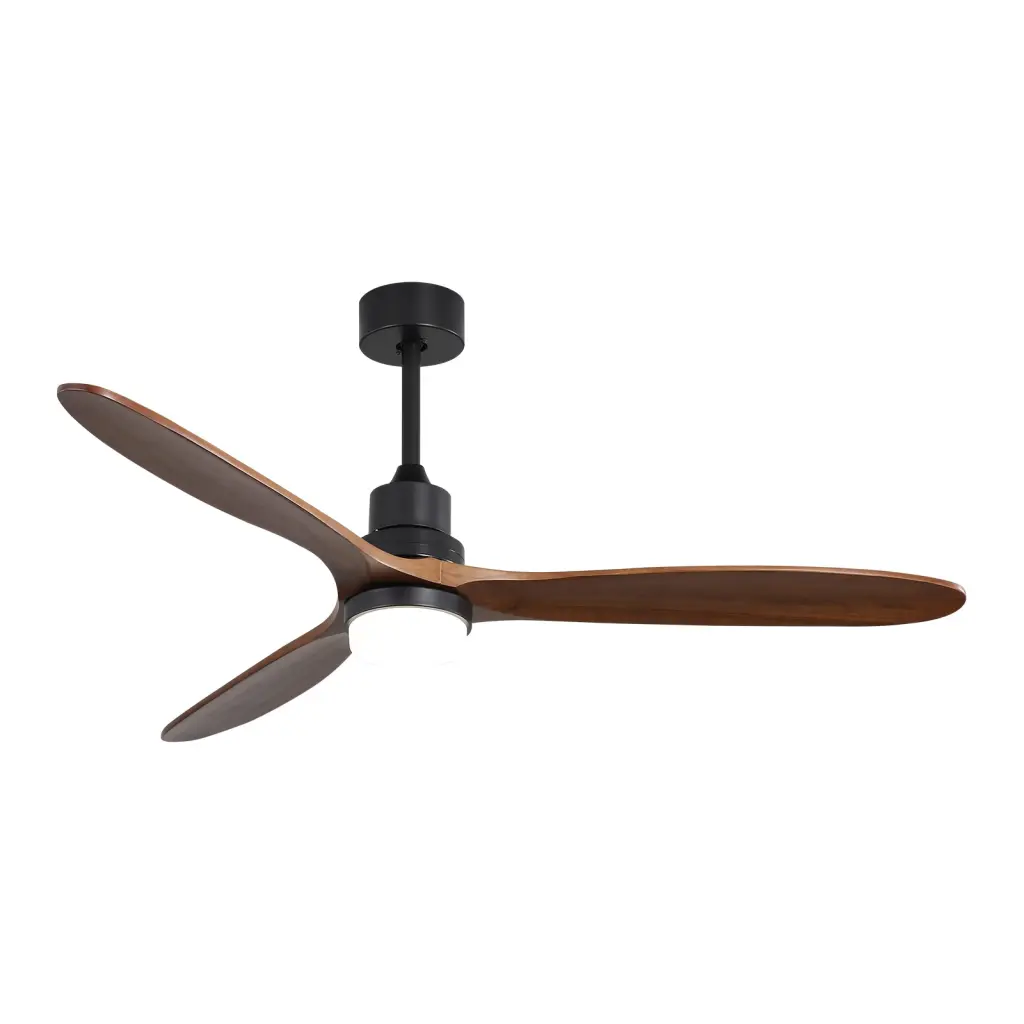 60 Inch Ceiling Fan Lights 3 Solid Timber Blades Noiseless Reversible Motor