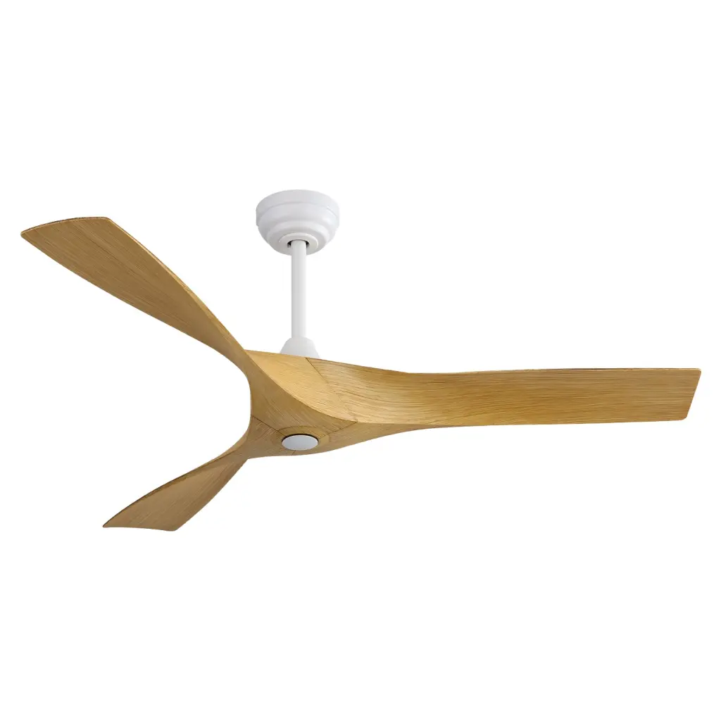 52 Inch Modern Ceiling Fan 3 ABS Blades Remote Control Reversible DC Motor