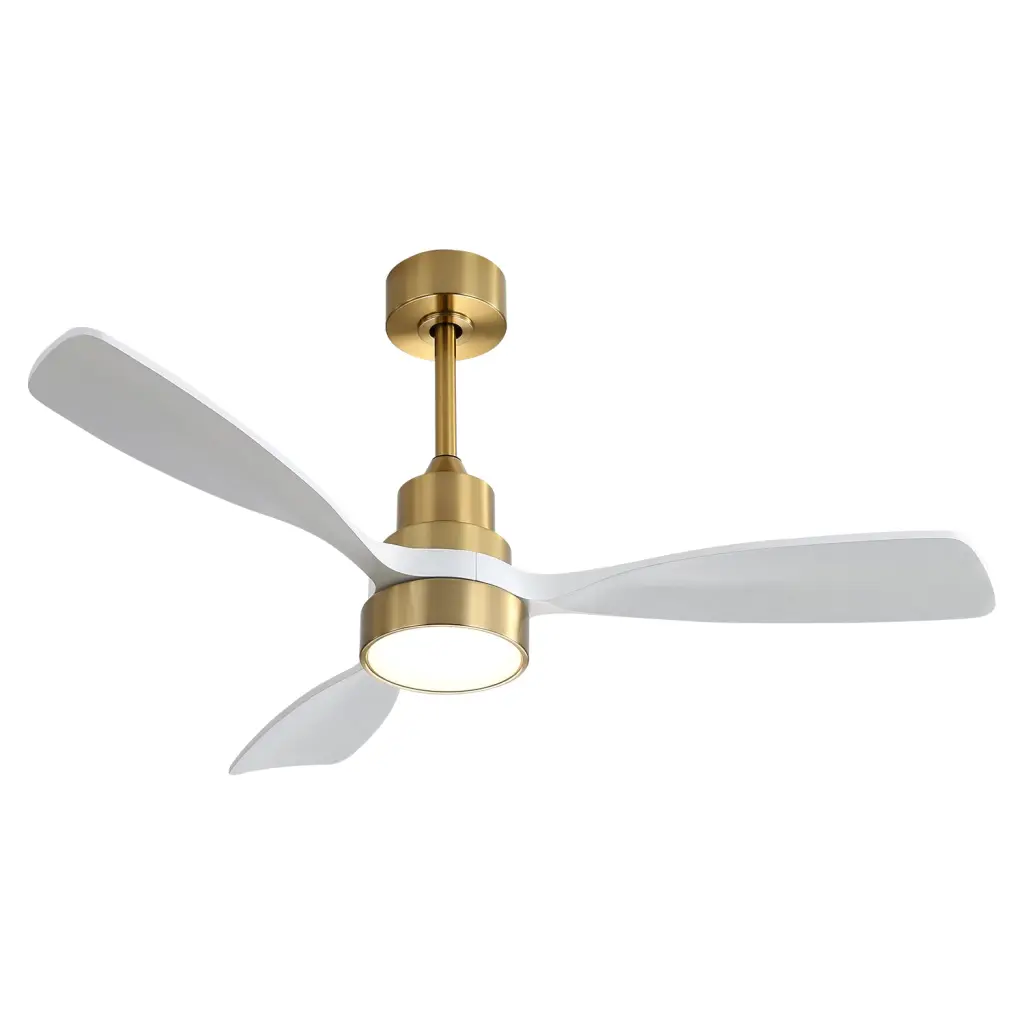 48 Inch Timber Ceiling Fan 3 Solid Blades and Remote Control