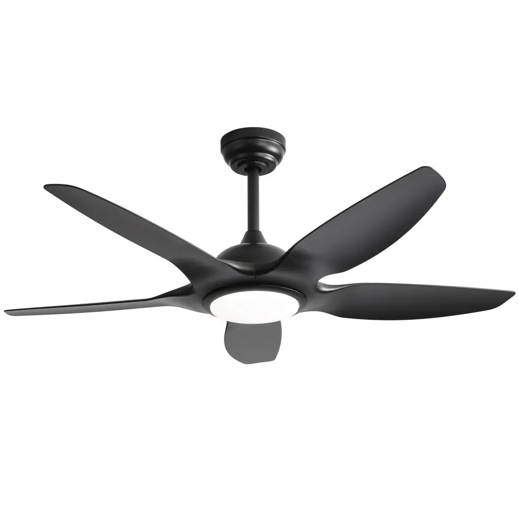 48 Inch Ceiling Fan Dimmable Led Light And Remote Control 5 Blades ceiling fan with light