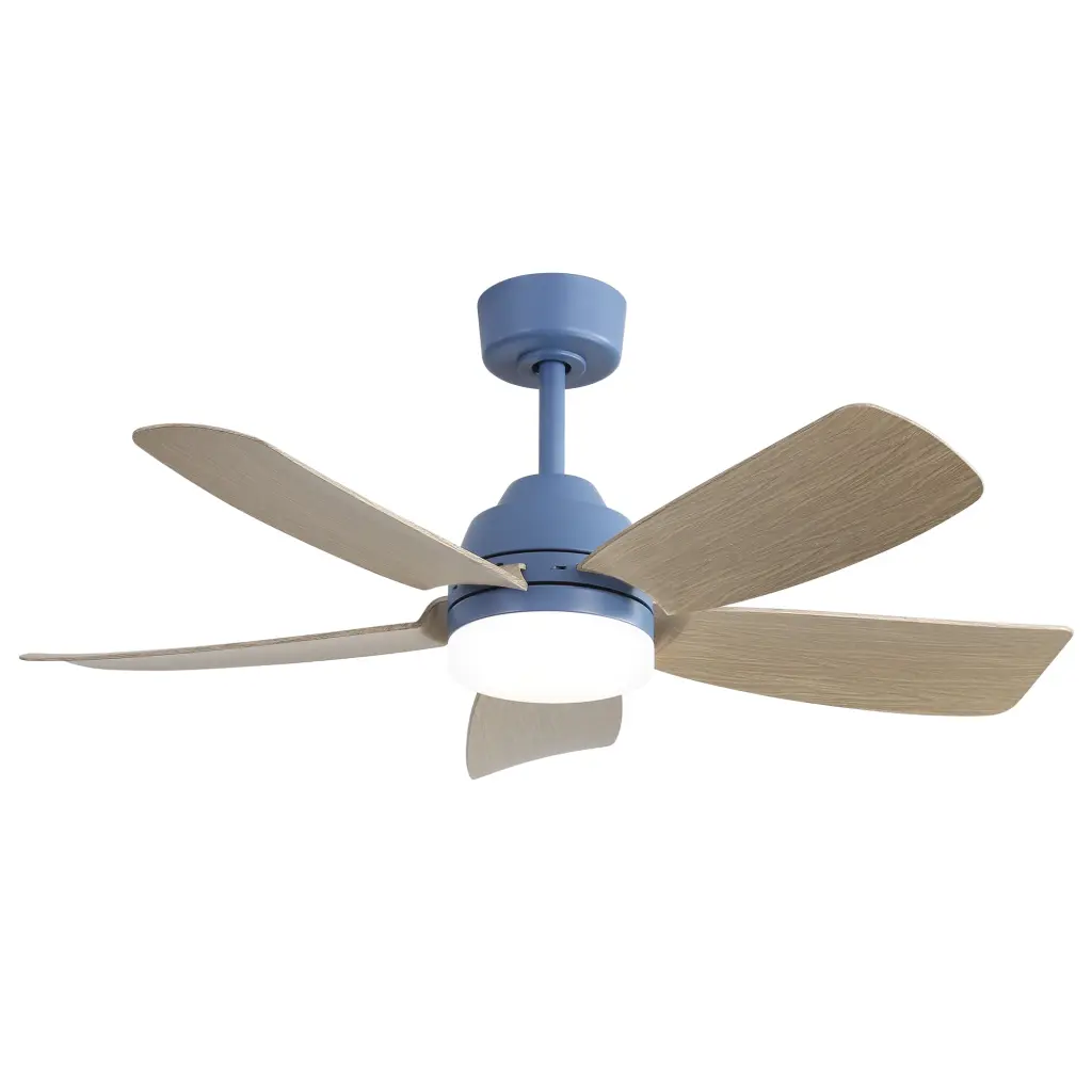42 Inch Ceiling Fans Led Light 22W And Remote Control 5 Abs Fan Blades ceiling fan with light