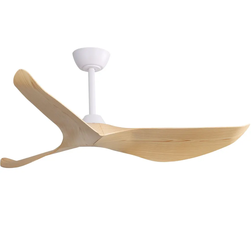 52 Inch Indoor Ceiling Fan No Light 6 Speed Remote Control 3 Abs Blades ceiling fan with light