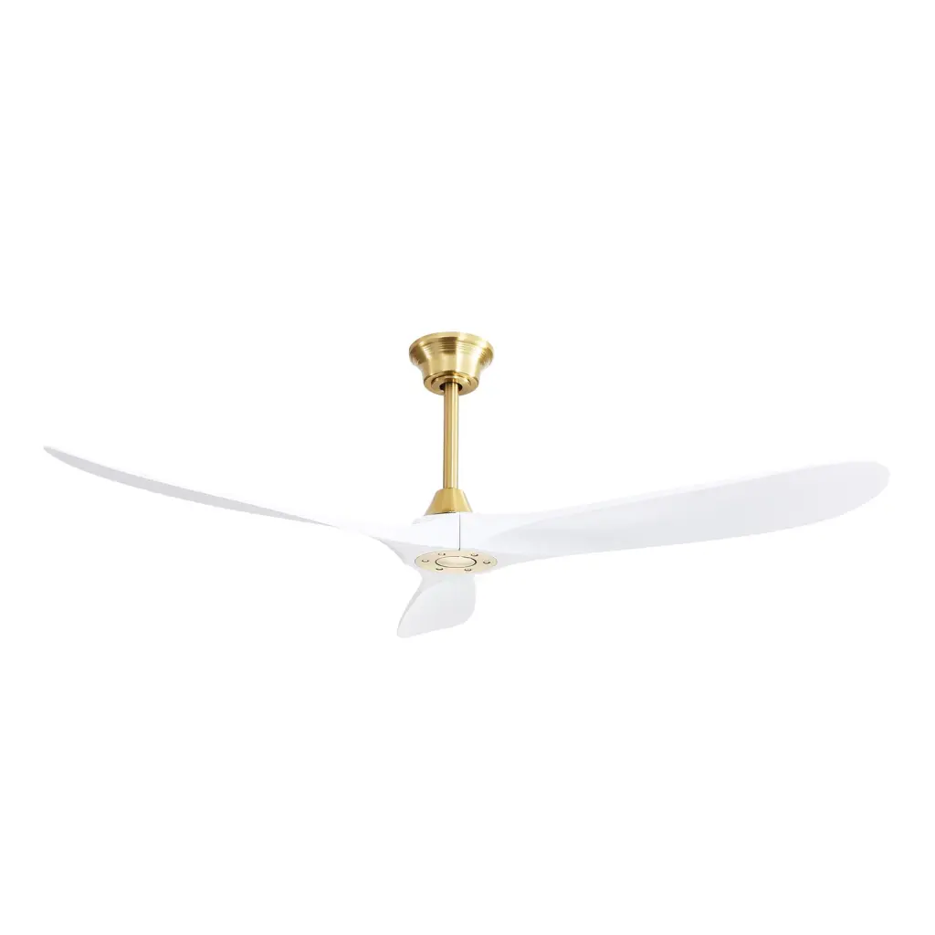 60 Inch Indoor Modern ABS Smart Ceiling Fan 6 Speed Remote Control ceiling fan with light