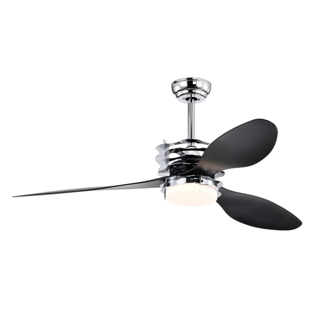 52 Inch ABS Blades Ceiling Fan Lights and Remote - 6 Speeds Customizable hengermei