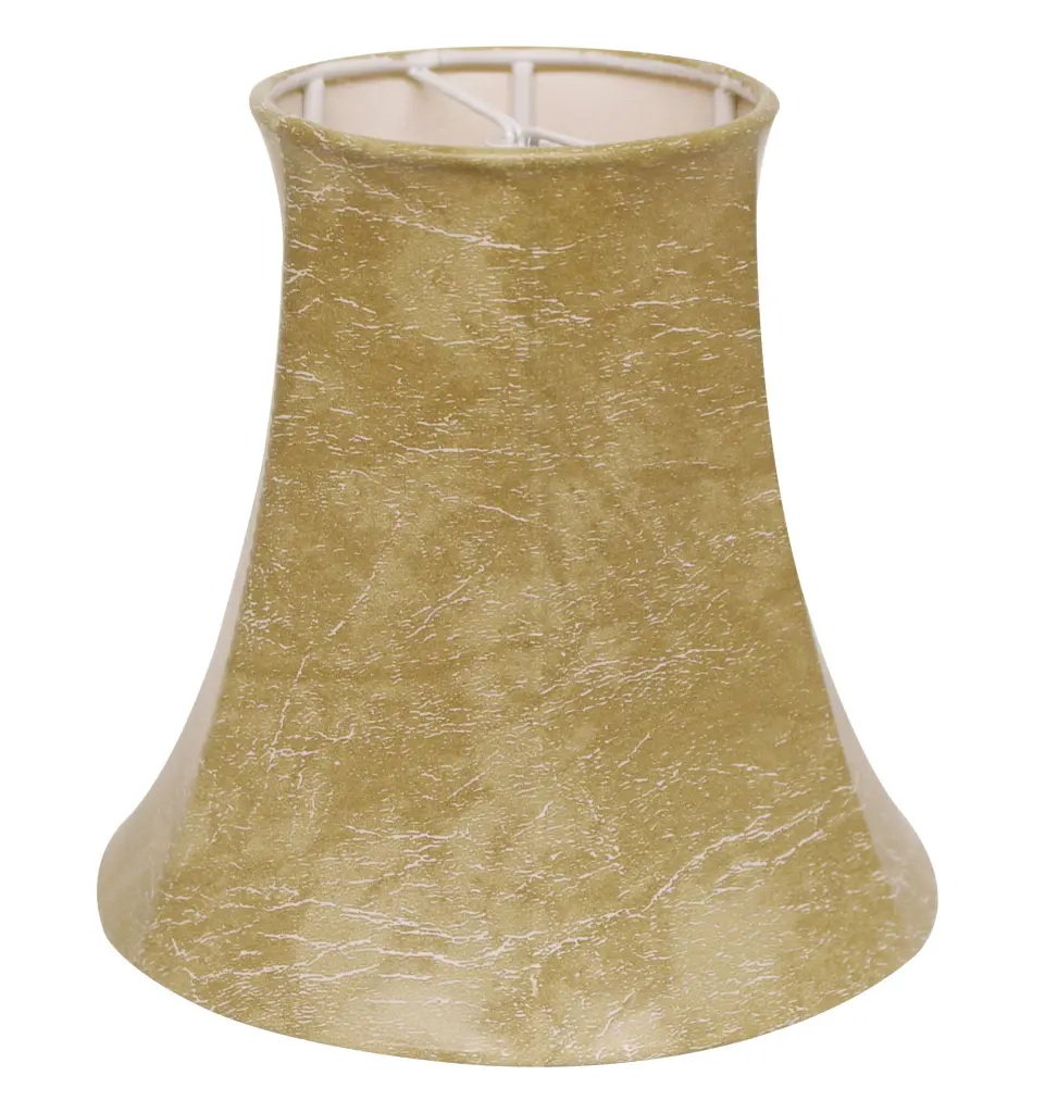 Slant Faux Animal Leather Chandelier Lampshade Flame Clip Parchment Style Lighting alabama lamp shades
