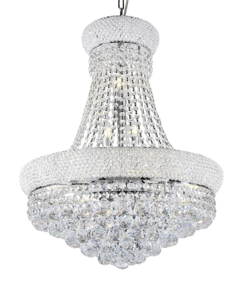 26 Inches Tall Ceiling Led Lamp Adagio Empire Glass Accents Shiny Metal california home