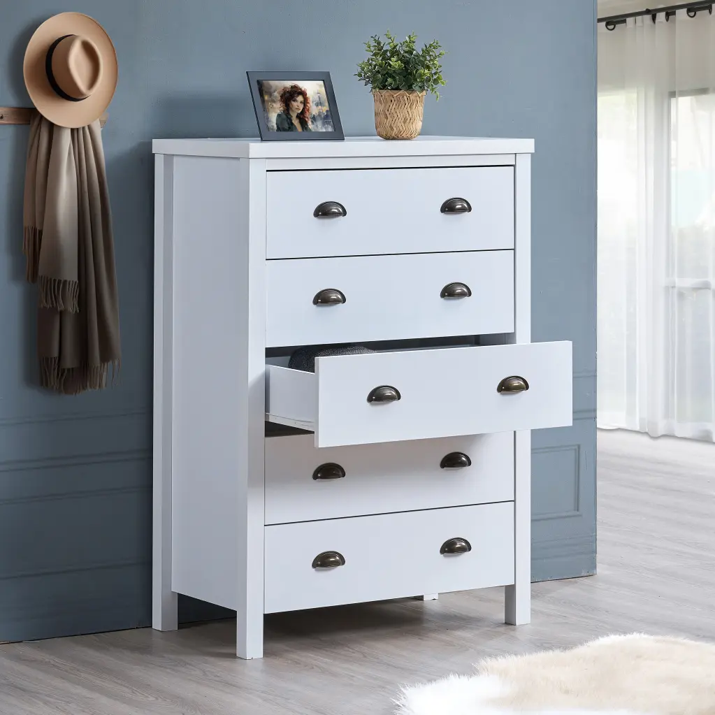 Safari 5 Drawer Chest Interlock Drawer Highlight Slide rnb