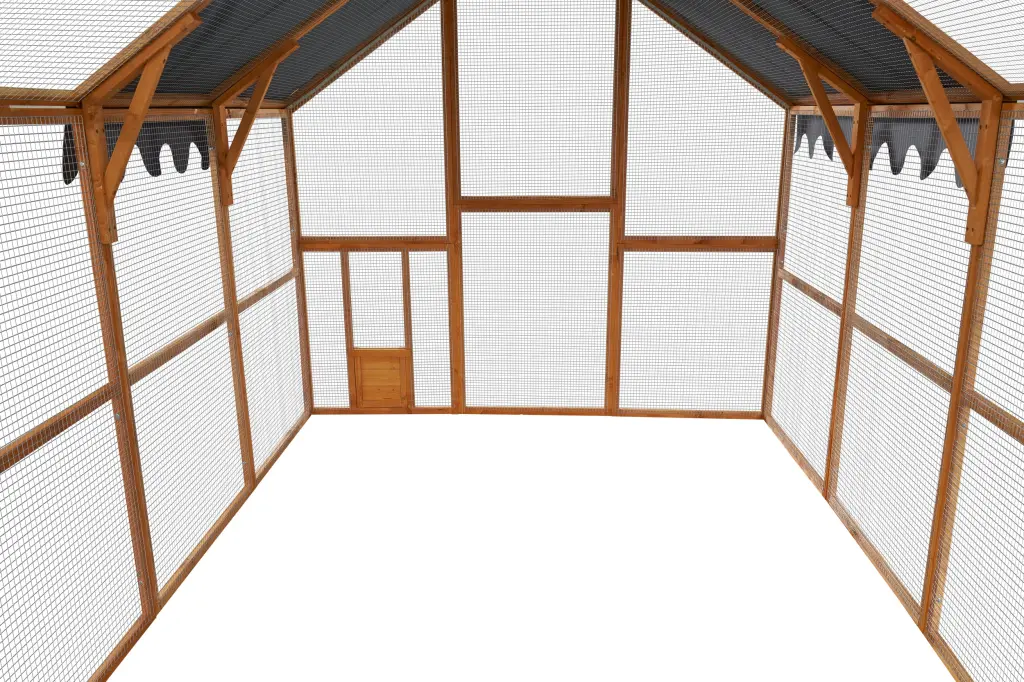 110 Inch Large Outdoor Stylish Chicken Coop Enclosures Kitten Playpen Water Enhancement g-h gazebo-pet supplies