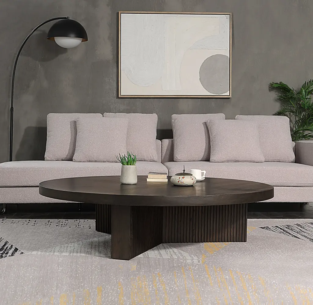Guido Coffee Table Articulateo Finish and Espresso Wood Living Room acme onsite store