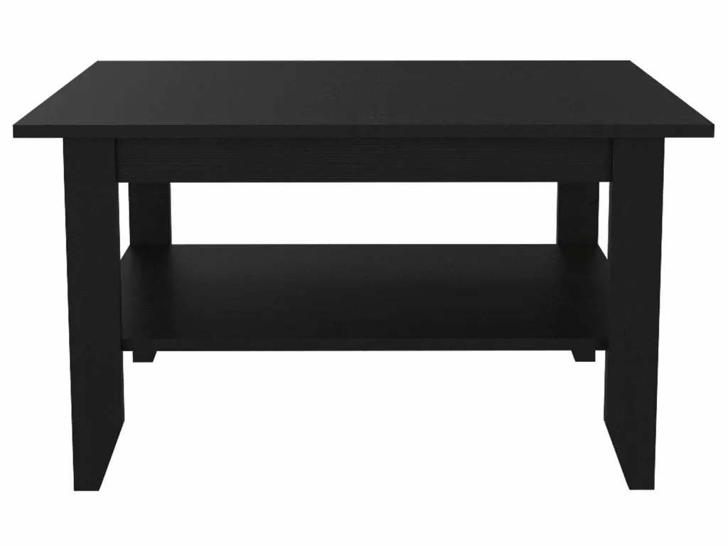 Oregon Coffee Table Two Open Shelves Four Legs Beige Mdf Engineered fm furniture