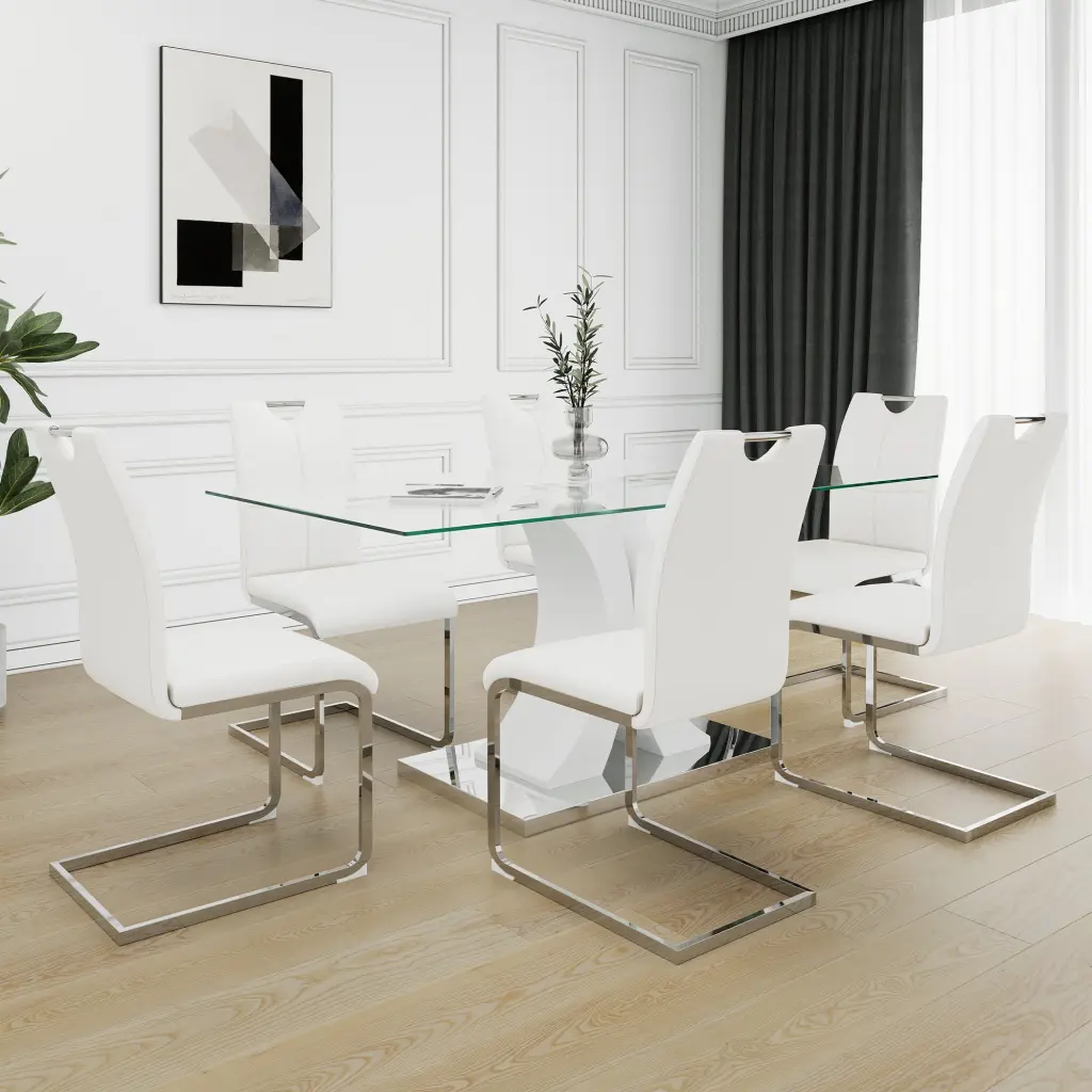 Modern Style Crystal Table Elegant Transparent Design Long Lasting Assistance youngmagic