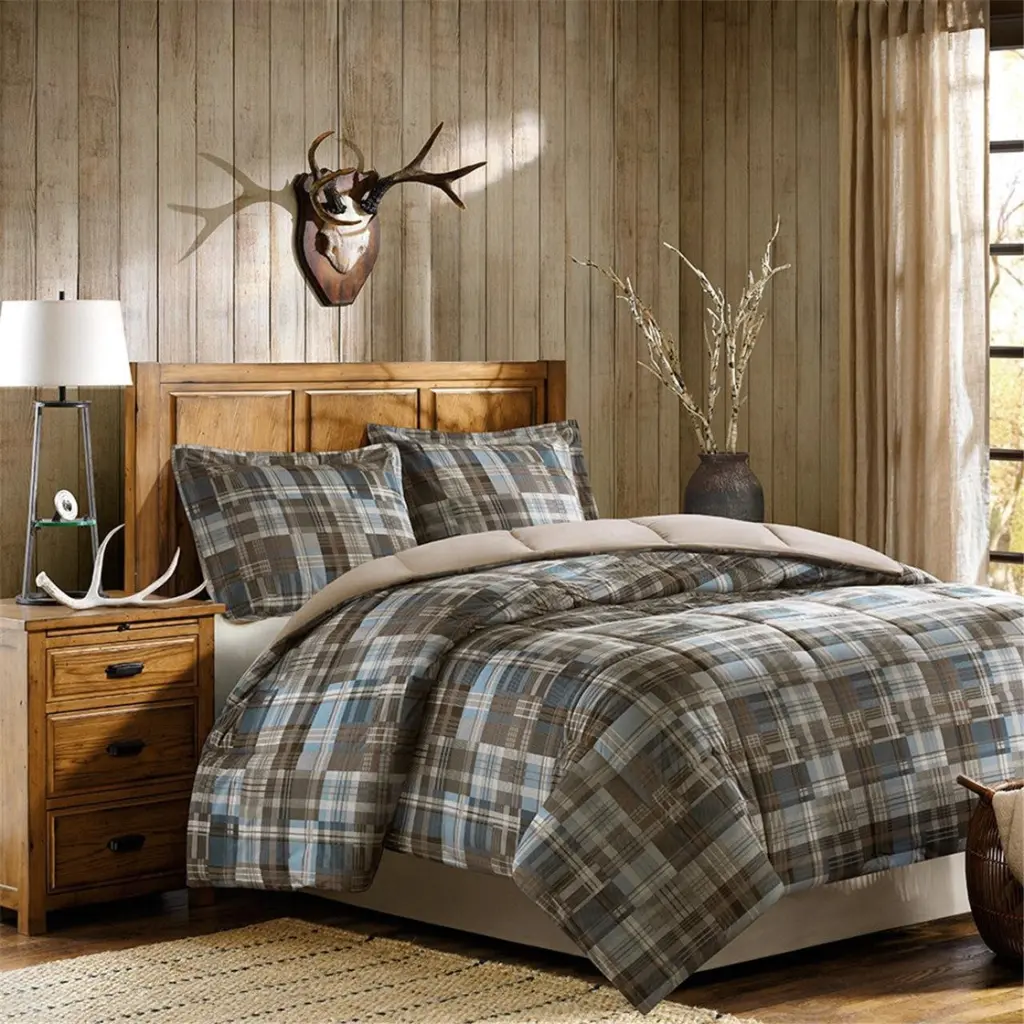 Down Alternative Comforter Mini Set Queen Multicolor Microfiber Bedding jla