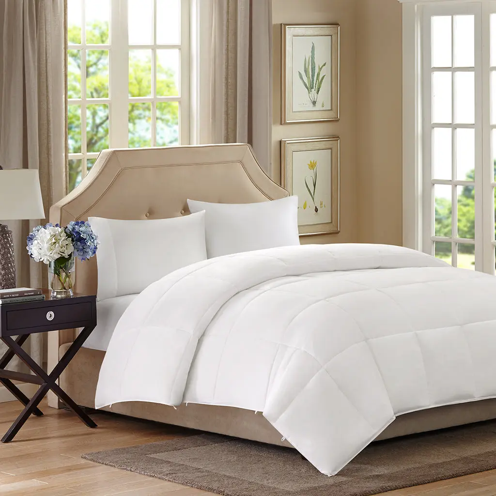 All Season 2 1 Down Alternative Comforter Twin White Polyester jla