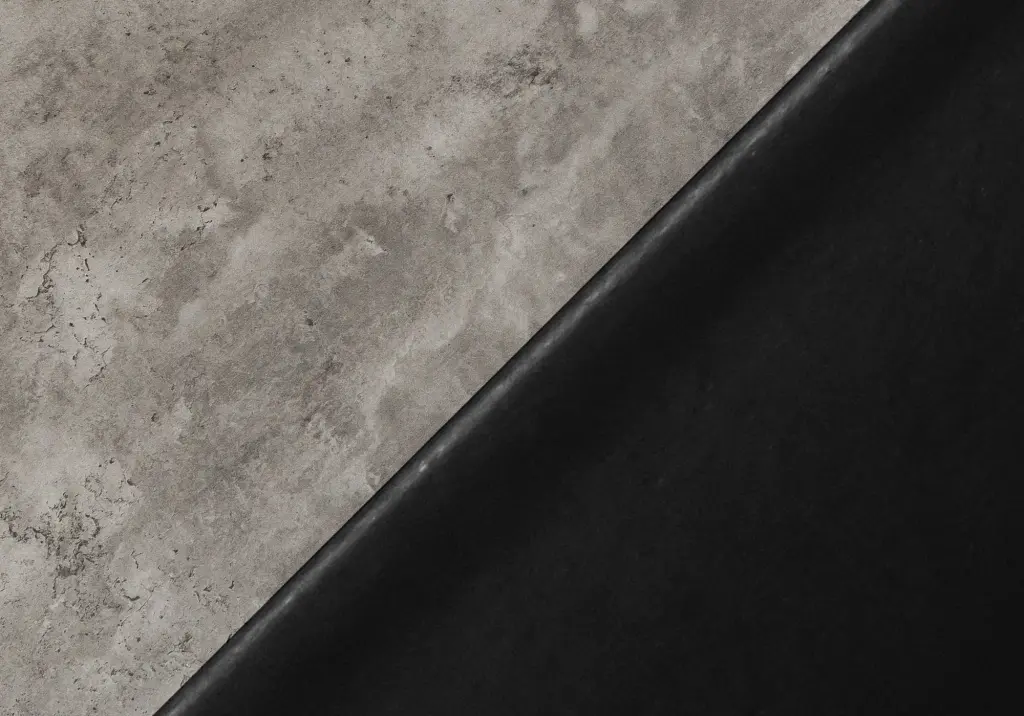 48 Inch Grey Laminate Computer Desk Home Office Laptop Work Black Metal 8th street living