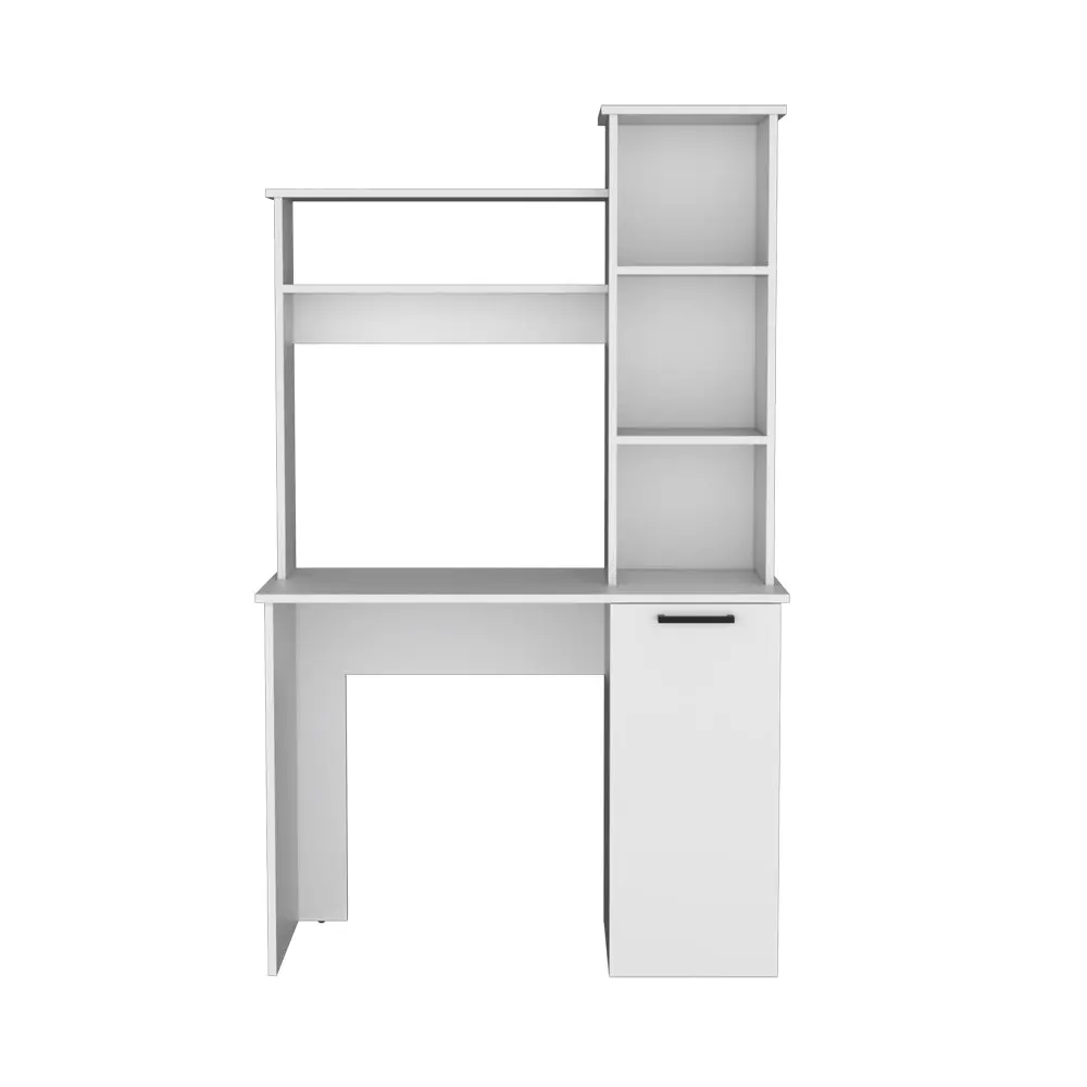 Dumas Computer Desk White Engineered Wood Stationery treevol furniture