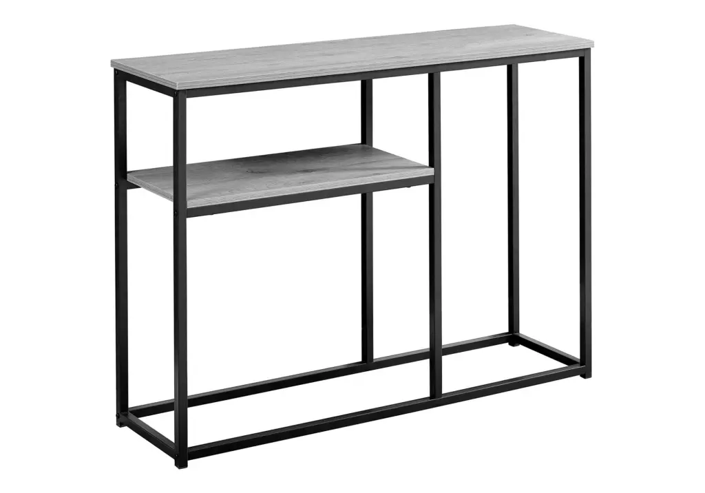 Grey Accent Table, Narrow Console Table Entryway, Living Room, Bedroom 8th street living