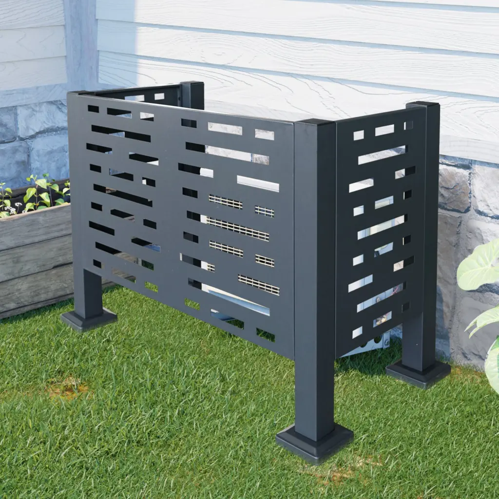 3x2 Ft Air Conditioner Fence Outdoor Units Metal Privacy Cover w-540 wwc