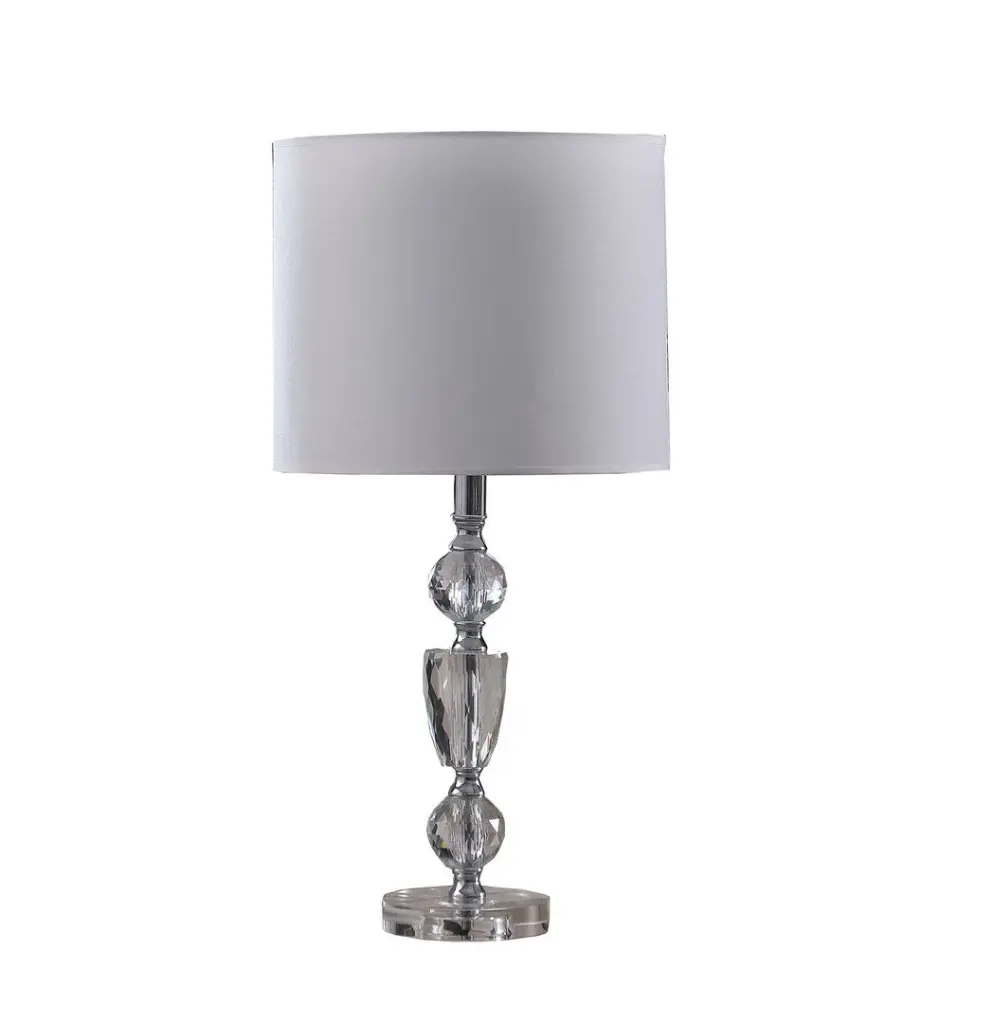 23.5 Inch Cale Cut Glass Modern Table Lamp Multicolor Crystal california home