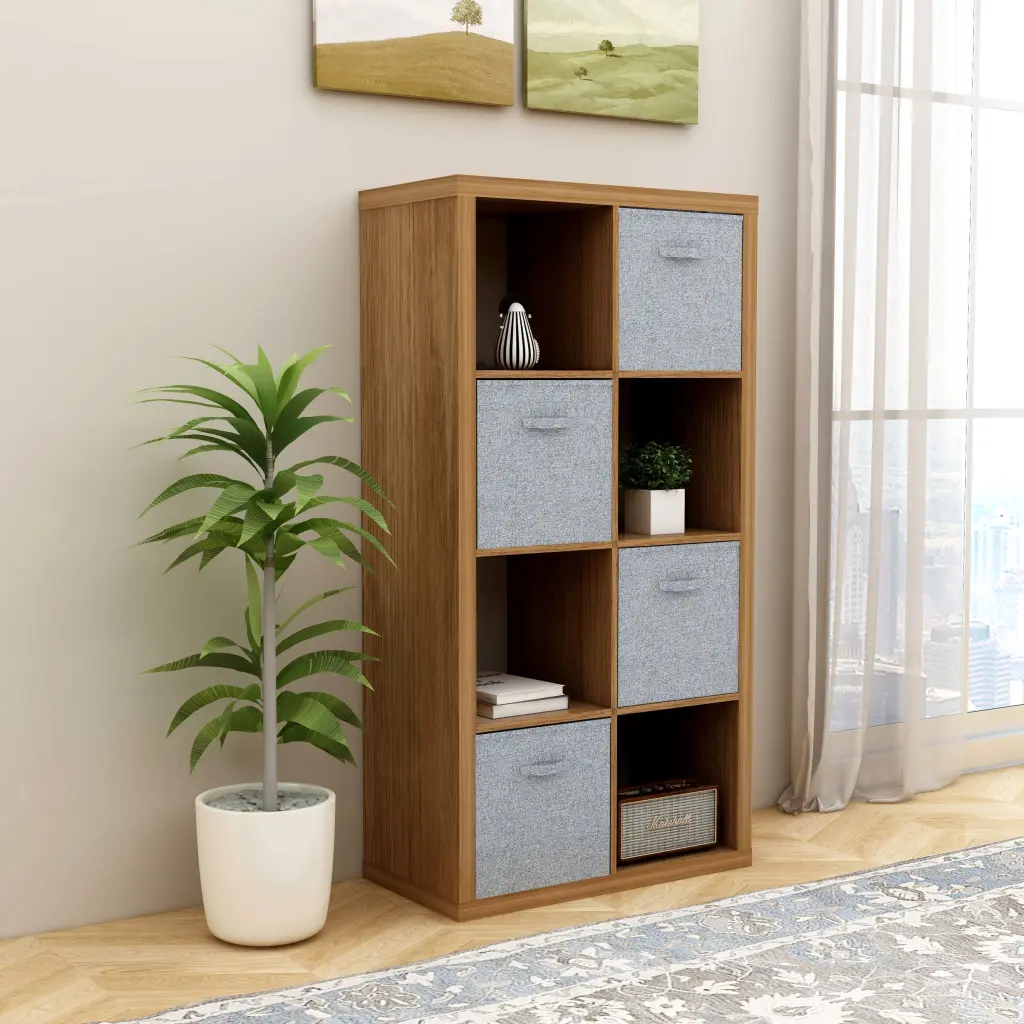 Intelligent Cube 8 Cube Arranger Storage Opened Back Shelves 2 X 4 Cub Organizer w1412 rocci houseware