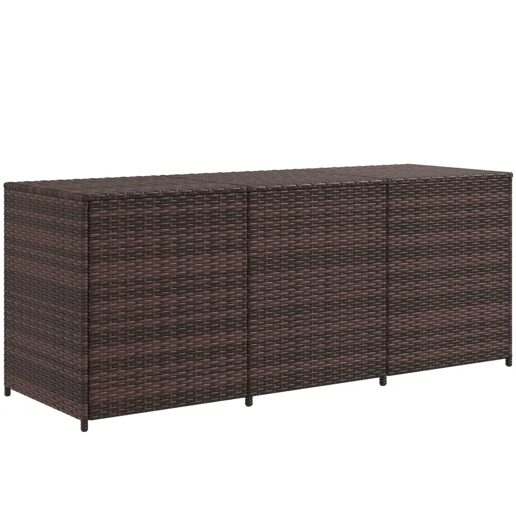 Outsunny 175 Gallon Outdoor Storage Box Inner Liner PE Rattan Deck Box aosom business