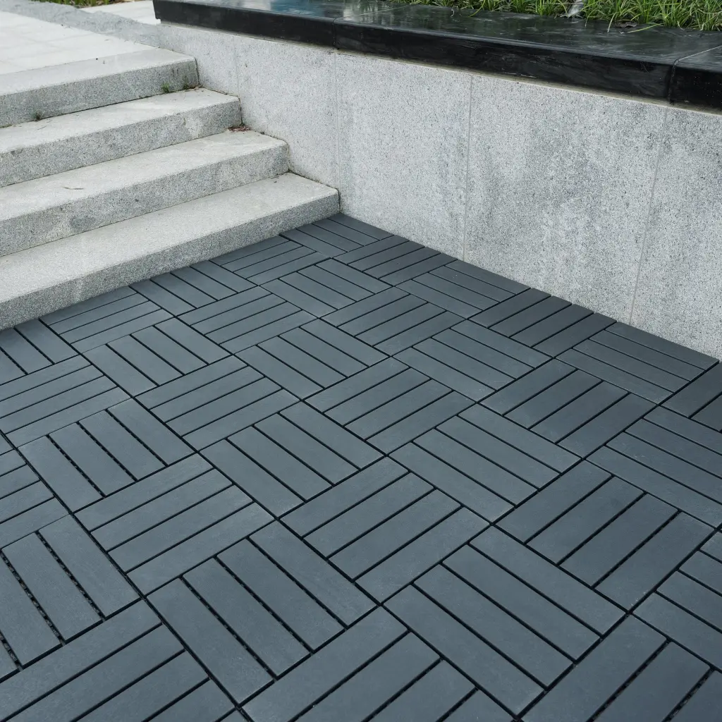 44-Pack Polymer Interlocking Deck Tiles 12x12 Inches Square Patio rnb