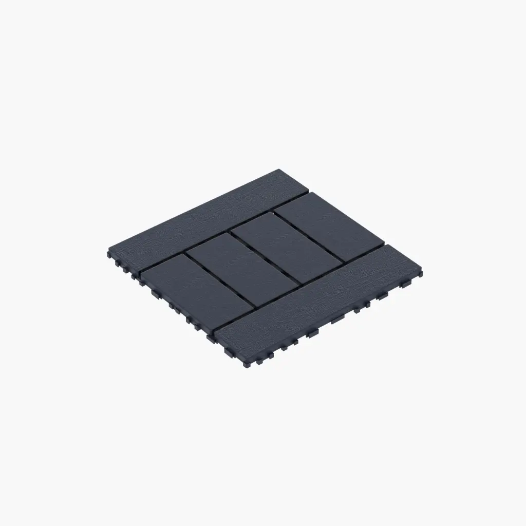 H Style 12 Inch Patio Deck Tiles Diy Module Interlocking Decking Tiles rnb