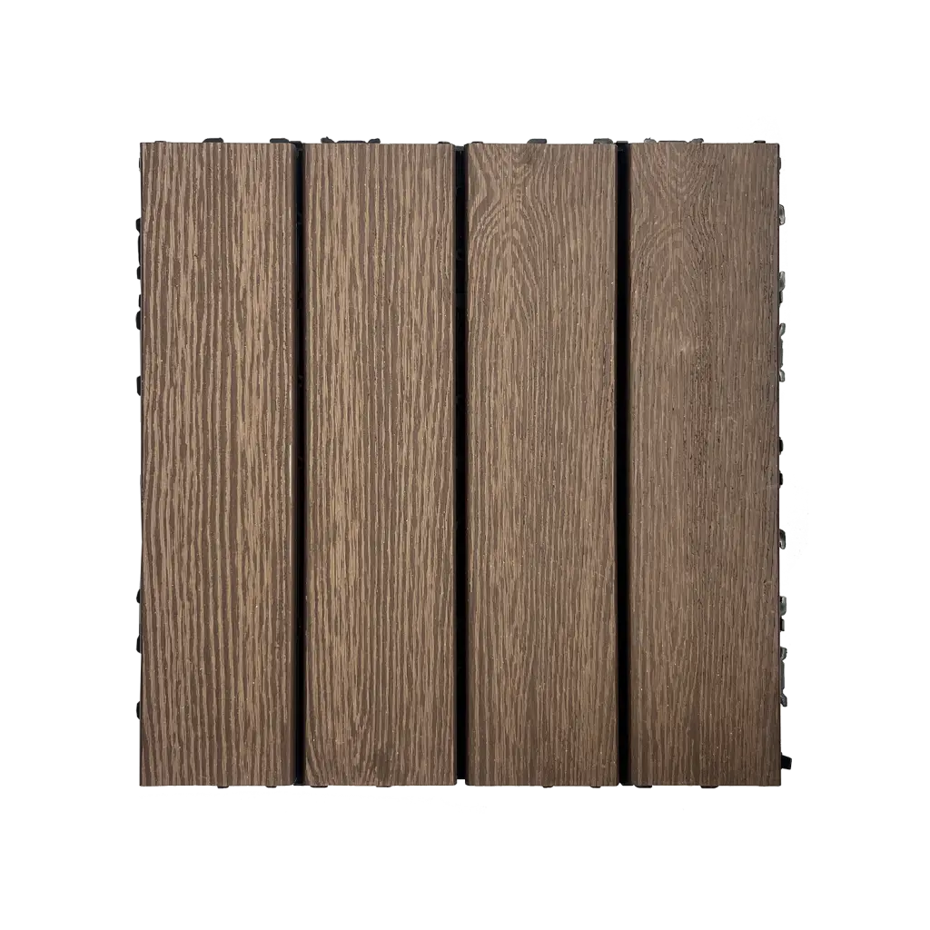Timber Polymer Carbon Fiber Deck Tiles Set 20 DIY Interlocking rnb
