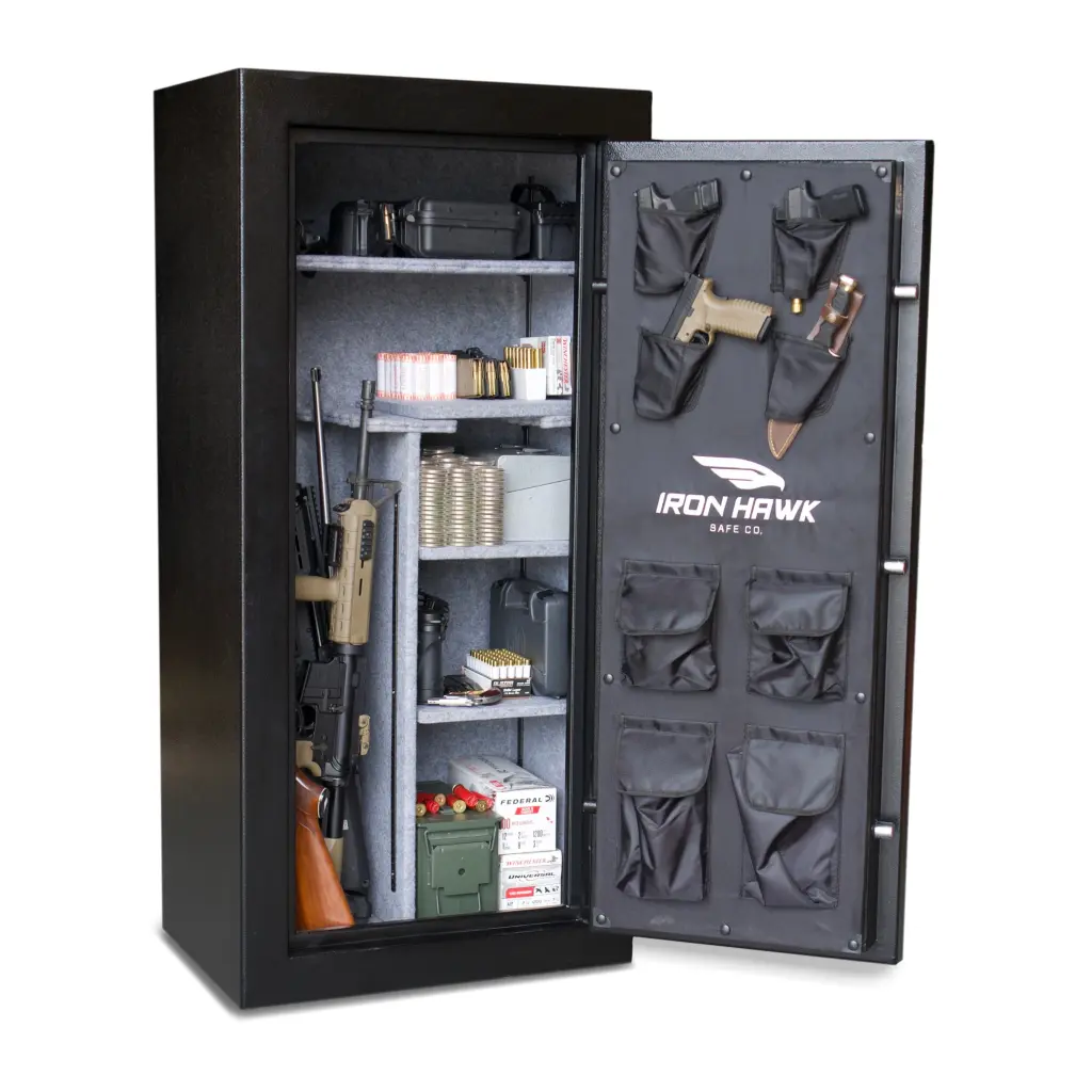 24 Safe Matte Black Alloy Metal Modern Home Decor iron hawk safe
