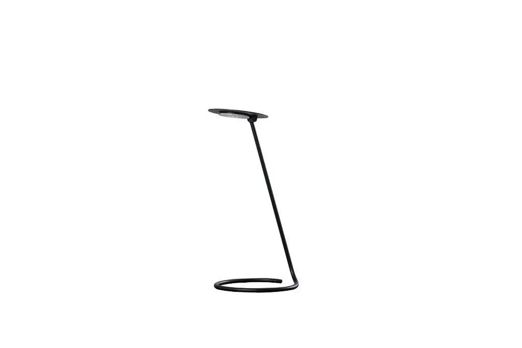 15 Inch Tall Andi Adjustable Led Desk Lamp Satin Black Black Metal Office Lighting california home
