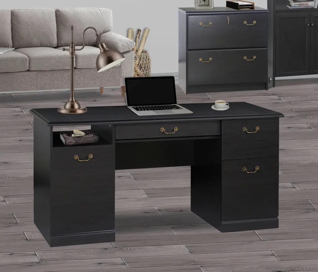 60 Inch Writing Desk Base Executive Desk Top Sophisticated Design singularity