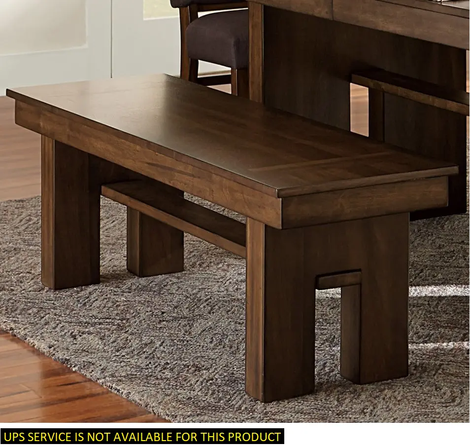 Transitional Walnut Finish Timberen Bench 1Pc Casual Contemporary Dining kanepe