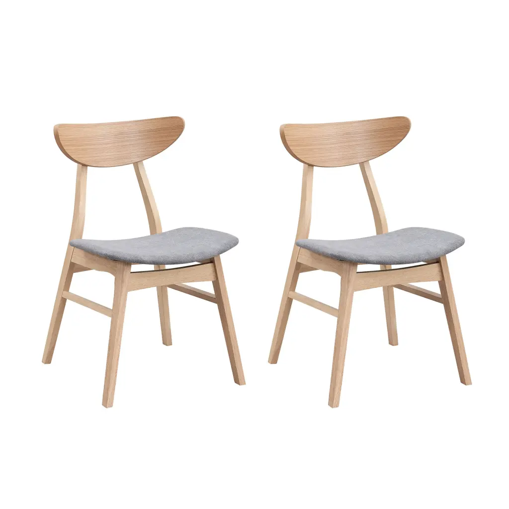 Wooden Dining Chairs Set 2 Modern Soft Upholstered Kitchen Side Chairs justone