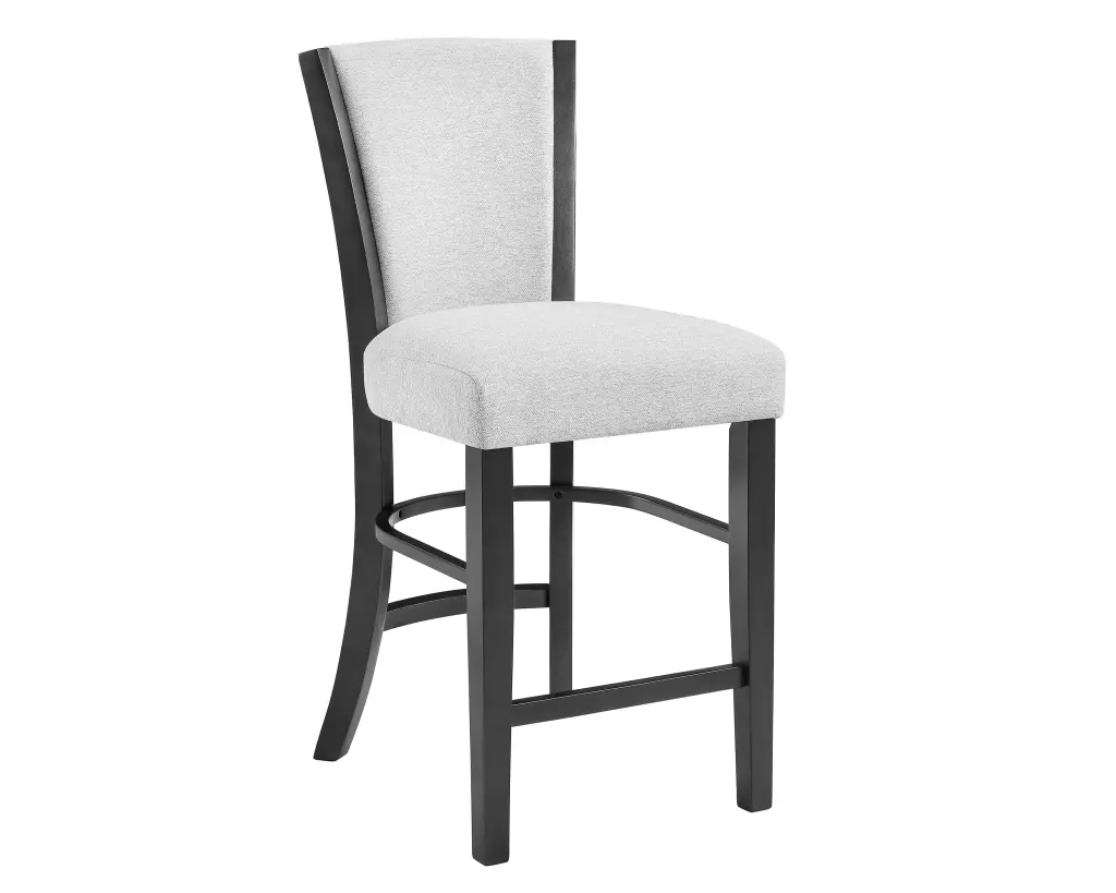 2Pc Contemporary Glam Upholstered Counter Height Dining Side Chair Padded Seat kanepe