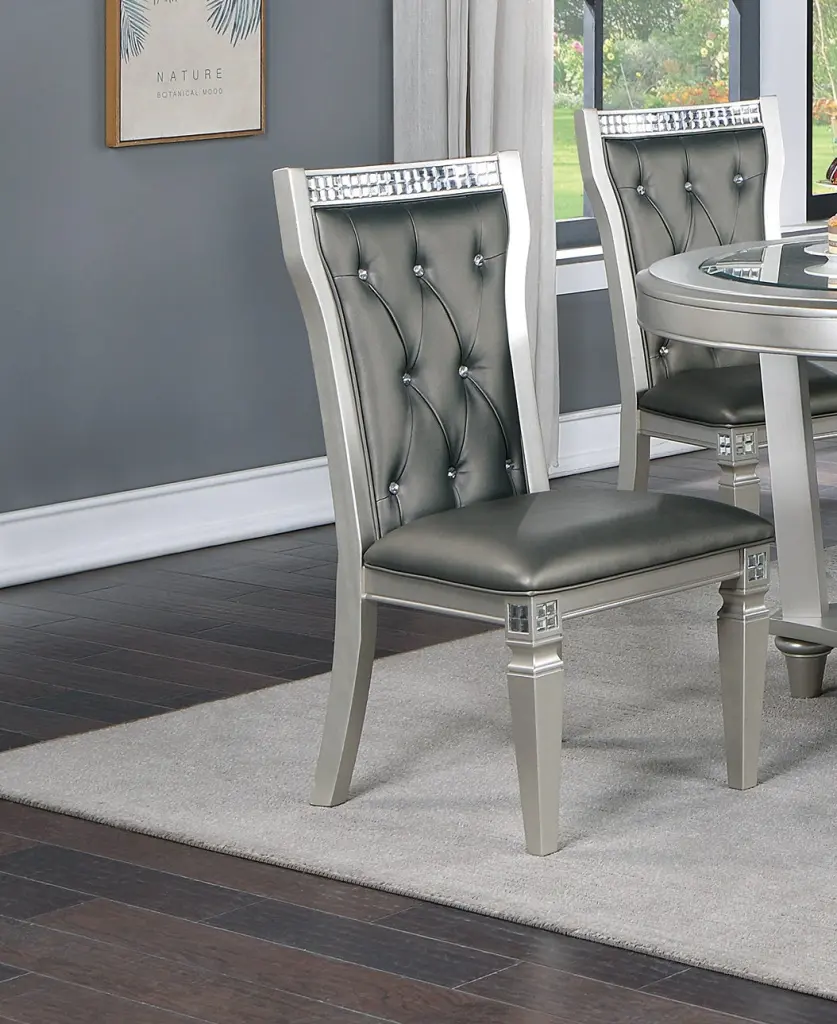Formal Traditional Dining Room Chairs Set 2 Dark Green Home Decor kanepe