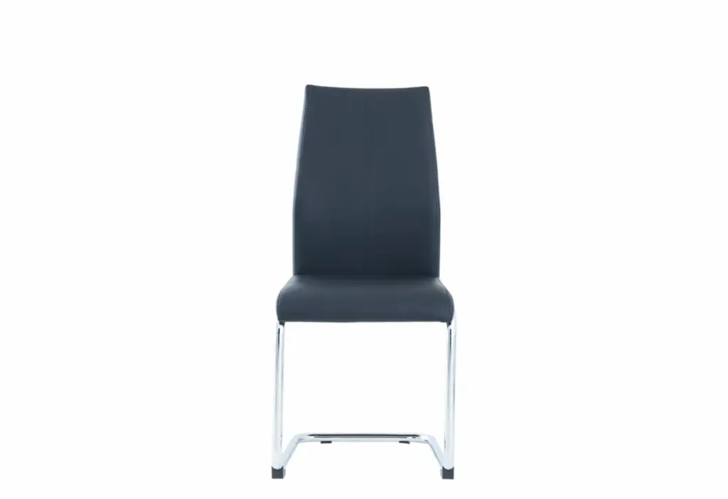 Sasa Black Dining Chairs Kit 4 Black Metal Modern Kitchen Chairs Stackable Dining Room Seating luxe modern furniture