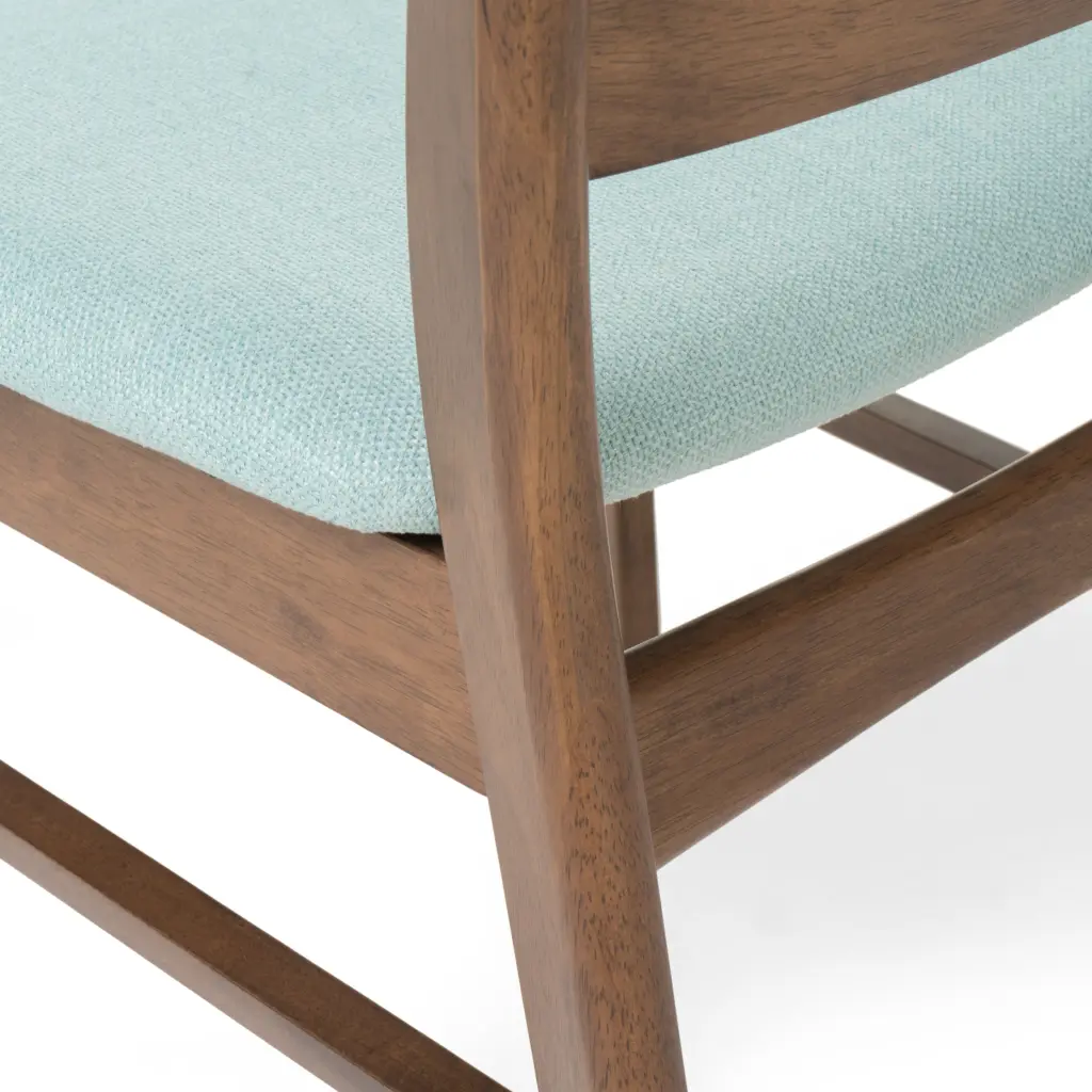 Dining Chair Set 2 Mint Upholstered Modern Kitchen Chairs nh-bo