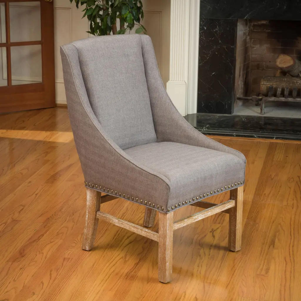 Worthington Dining Chair KD Version and Shiny Metal Material nh-perfect home