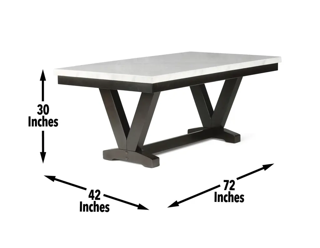 Finley 5 Piece Dining Set White Table Black Chairs White Stone Top Kitchen Furniture steve silver furniture
