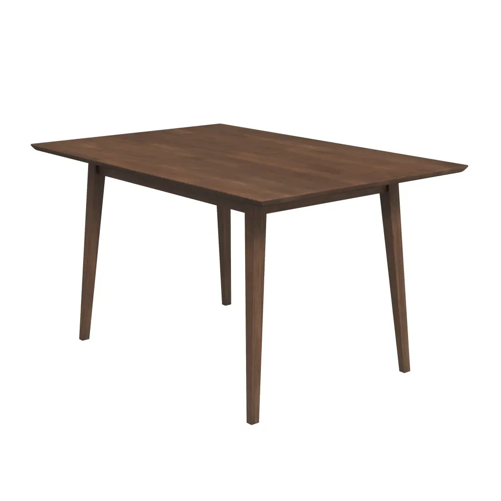 Mary Modern Style Solid Timber Rectangular Dining Kitchen Table Brown Wood ashcroft furniture