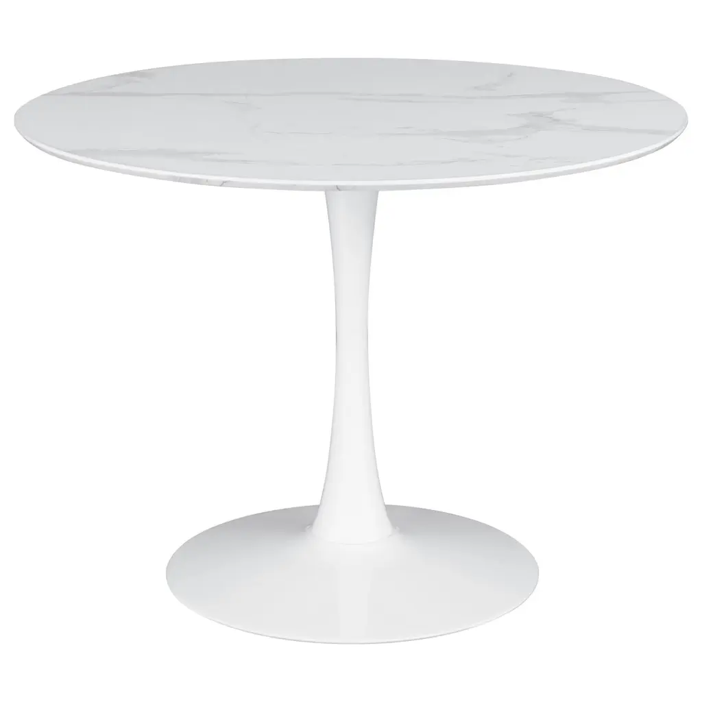 40 Inch White Dining Table Contemporary Modern Dining Room furniture max