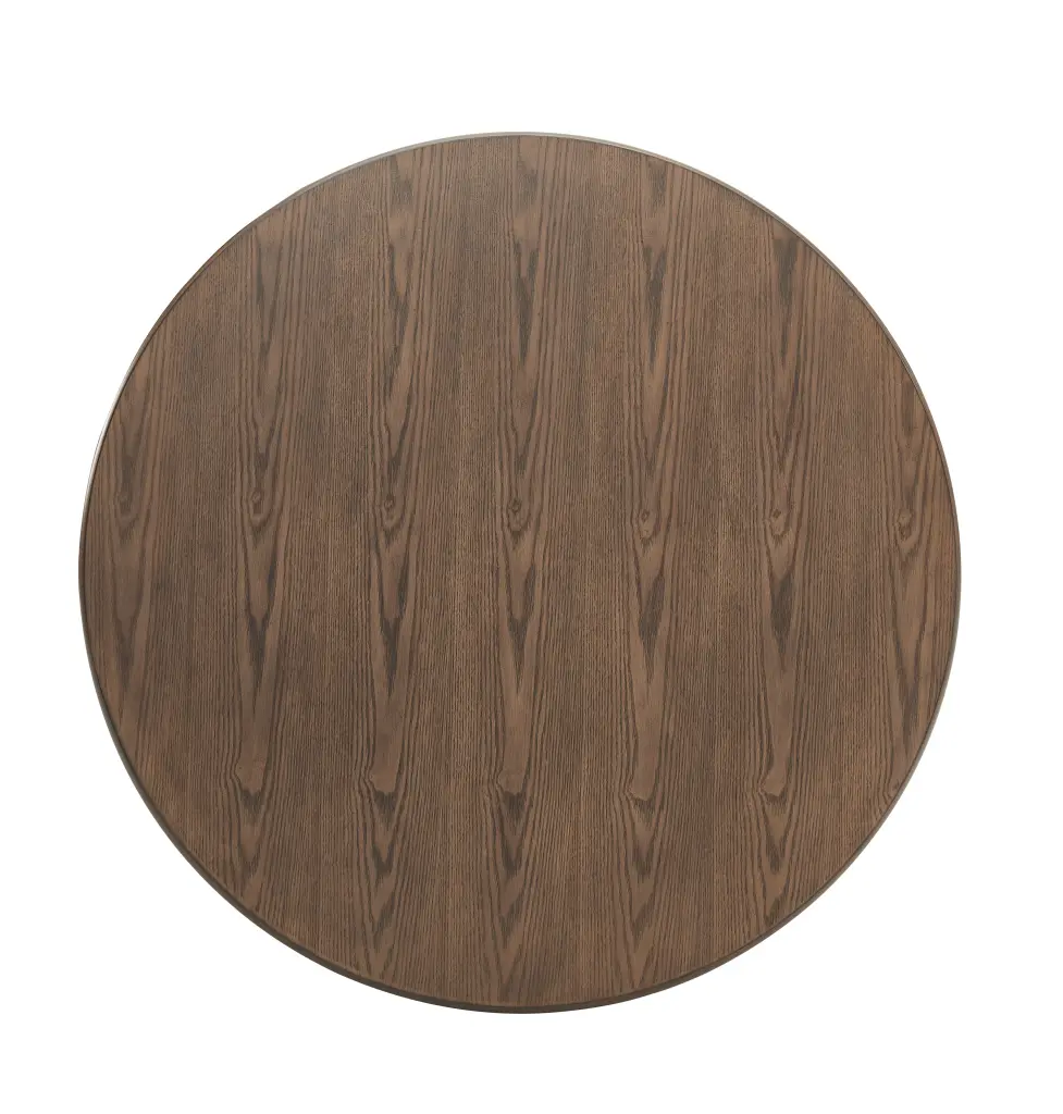 42 Inch Round Dining Table 4 Person Retro Kitchen Table Timber haiyi furniture